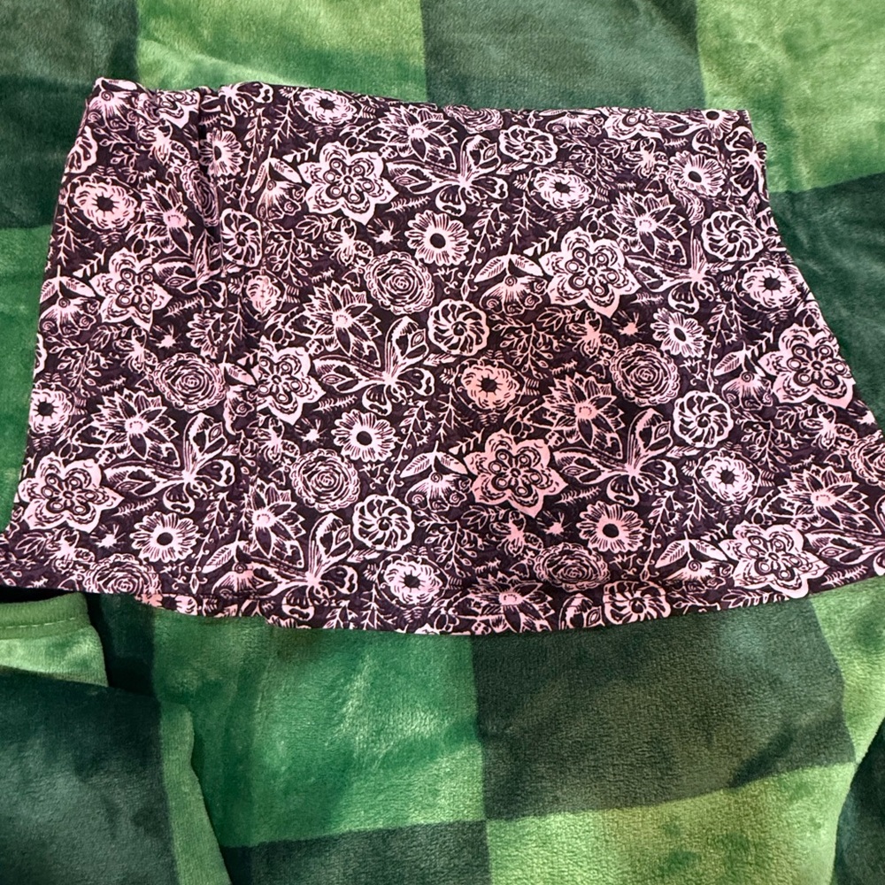 Floral Purple Maxi Skirt - Picture 3 of 3